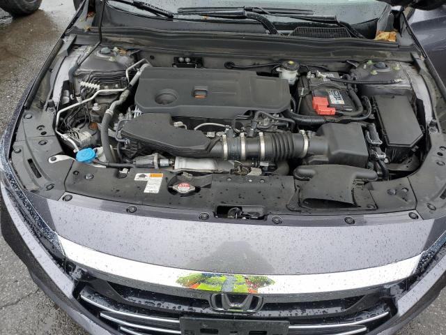 1HGCV2F91MA013695 - 2021 HONDA ACCORD TOURING GRAY photo 11