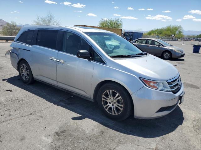 5FNRL5H60BB071384 - 2011 HONDA ODYSSEY EXL SILVER photo 4