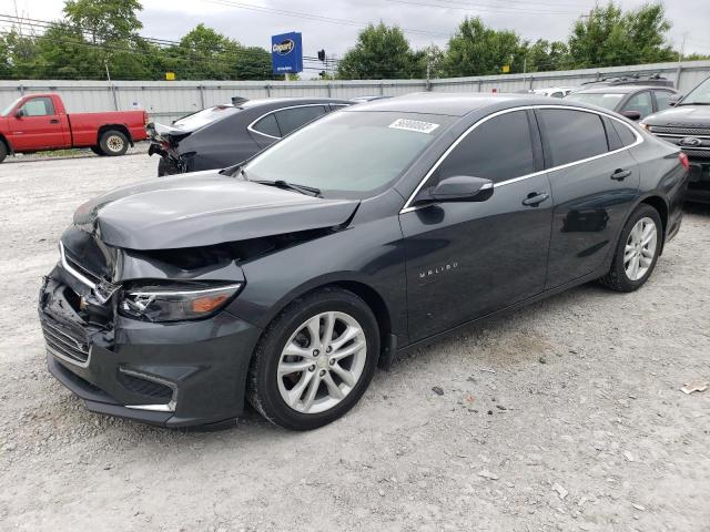 1G1ZE5STXHF218204 - 2017 CHEVROLET MALIBU LT GRAY photo 1