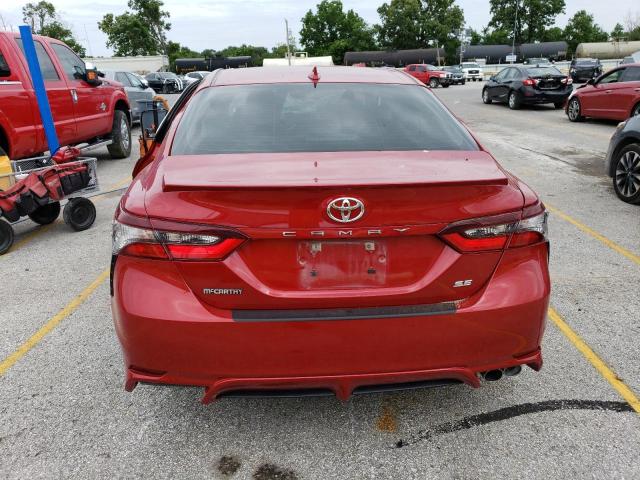 4T1G11AK4PU139662 - 2023 TOYOTA CAMRY SE NIGHT SHADE RED photo 6