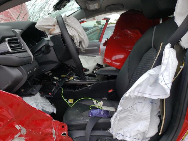 4T1G11AK4PU139662 - 2023 TOYOTA CAMRY SE NIGHT SHADE RED photo 7