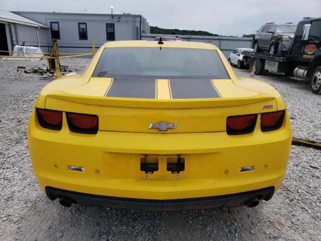 2G1FB1ED0B9168227 - 2011 CHEVROLET CAMARO LT YELLOW photo 6