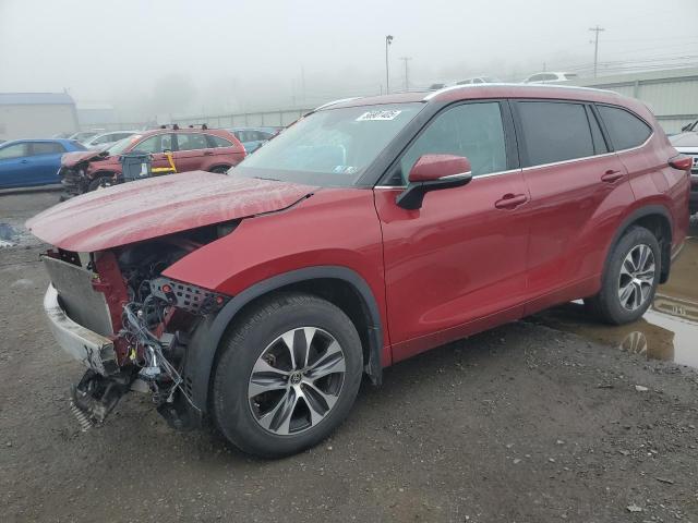 5TDGZRBH6LS054982 - 2020 TOYOTA HIGHLANDER XLE RED photo 1