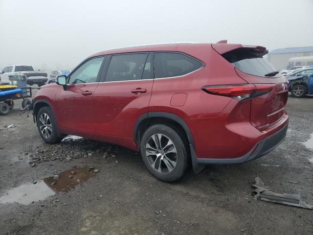 5TDGZRBH6LS054982 - 2020 TOYOTA HIGHLANDER XLE RED photo 2
