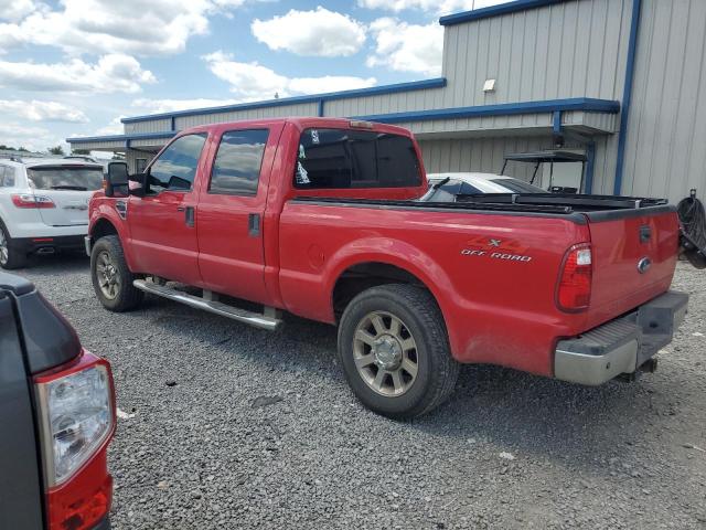 1FTSW21R18ED40627 - 2008 FORD F250 SUPER DUTY RED photo 2