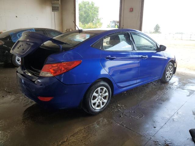 KMHCT4AE2DU402876 - 2013 HYUNDAI ACCENT GLS BLUE photo 3