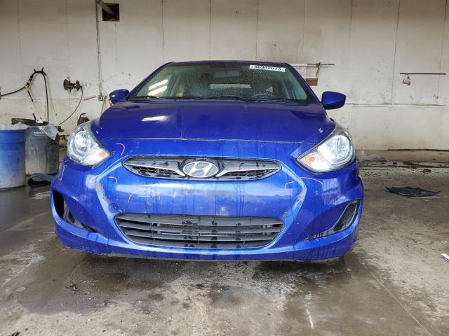 KMHCT4AE2DU402876 - 2013 HYUNDAI ACCENT GLS BLUE photo 5