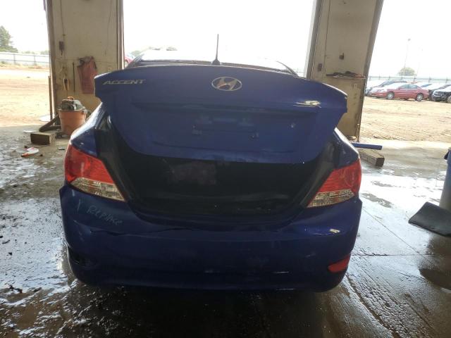 KMHCT4AE2DU402876 - 2013 HYUNDAI ACCENT GLS BLUE photo 6