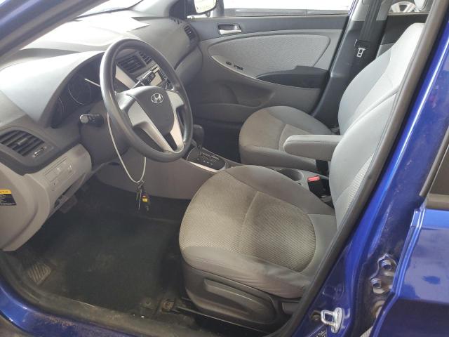 KMHCT4AE2DU402876 - 2013 HYUNDAI ACCENT GLS BLUE photo 7