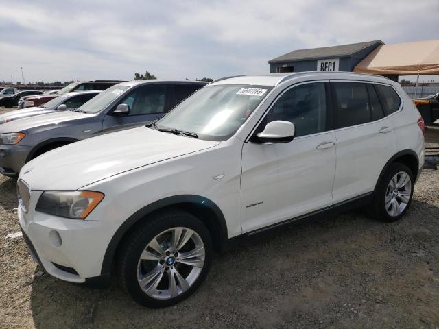 5UXWX7C50BL731436 - 2011 BMW X3 XDRIVE35I WHITE photo 1