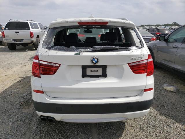 5UXWX7C50BL731436 - 2011 BMW X3 XDRIVE35I WHITE photo 6