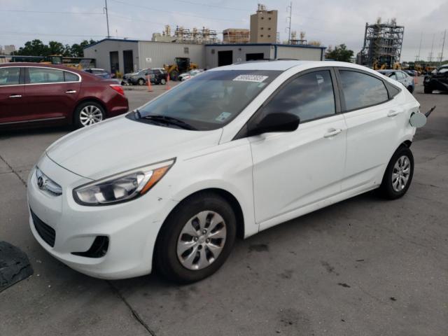 KMHCT4AE5FU927904 - 2015 HYUNDAI ACCENT GLS WHITE photo 1