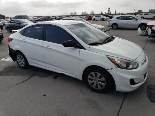 KMHCT4AE5FU927904 - 2015 HYUNDAI ACCENT GLS WHITE photo 4