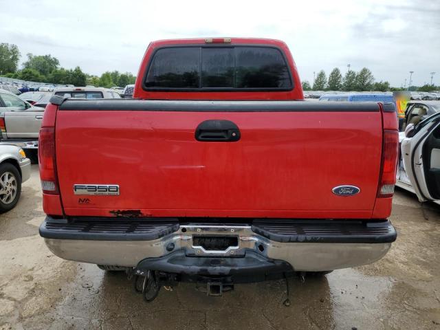 1FTWW31P16EA64291 - 2006 FORD F350 SRW SUPER DUTY RED photo 6