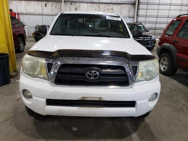 5TETU62N35Z014091 - 2005 TOYOTA TACOMA PRERUNNER ACCESS CAB WHITE photo 5