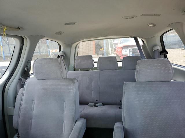 5N1BV28UX5N119337 - 2005 NISSAN QUEST S SILVER photo 10