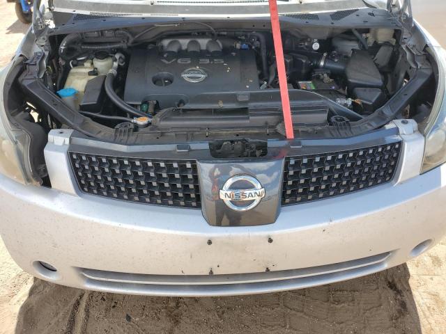 5N1BV28UX5N119337 - 2005 NISSAN QUEST S SILVER photo 12