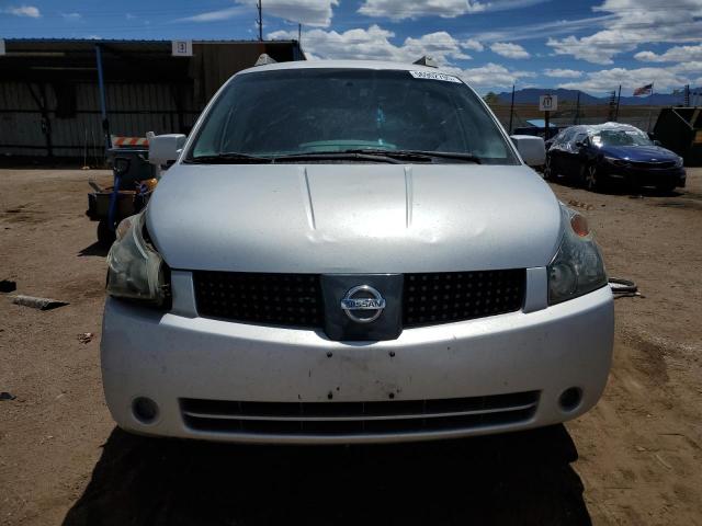 5N1BV28UX5N119337 - 2005 NISSAN QUEST S SILVER photo 5
