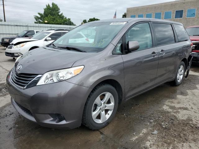 5TDKA3DC9CS015643 - 2012 TOYOTA SIENNA BASE CHARCOAL photo 1