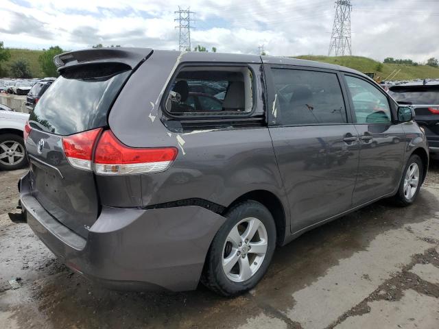 5TDKA3DC9CS015643 - 2012 TOYOTA SIENNA BASE CHARCOAL photo 3