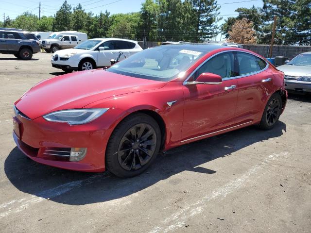 5YJSA1E22JF249604 - 2018 TESLA MODEL S RED photo 1