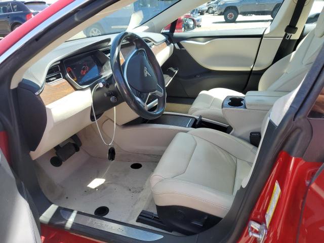 5YJSA1E22JF249604 - 2018 TESLA MODEL S RED photo 7