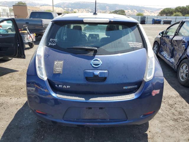 1N4BZ0CP8HC305480 - 2017 NISSAN LEAF S BLUE photo 6