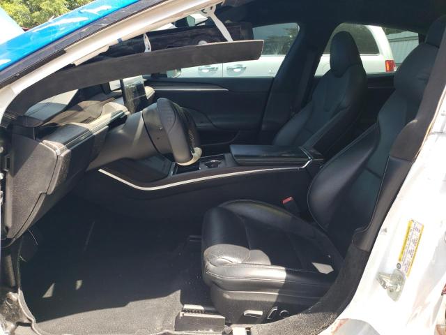 5YJSA1E64MF438794 - 2021 TESLA MODEL S BLUE photo 7