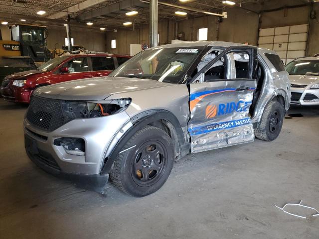 1FM5K8AW5NNA03449 - 2022 FORD EXPLORER POLICE INTERCEPTOR 银色 照片 1