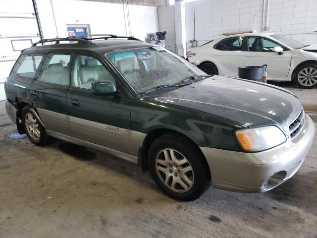 4S3BH6864Y7668108 - 2000 SUBARU LEGACY OUTBACK LIMITED GREEN photo 4