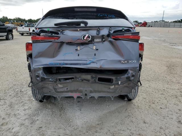 JTJDARBZXM2189889 - 2021 LEXUS NX 300 BASE ნაცრისფერი ფოტო 6