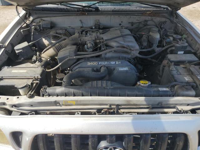 5TEGN92N61Z771593 - 2001 TOYOTA TACOMA DOUBLE CAB PRERUNNER SILVER photo 11