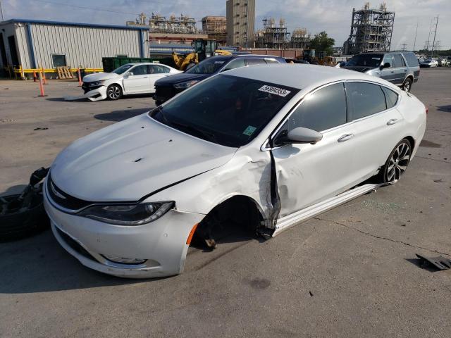 1C3CCCCG8FN588826 - 2015 CHRYSLER 200 C WHITE photo 1