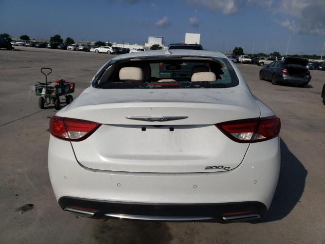 1C3CCCCG8FN588826 - 2015 CHRYSLER 200 C WHITE photo 6