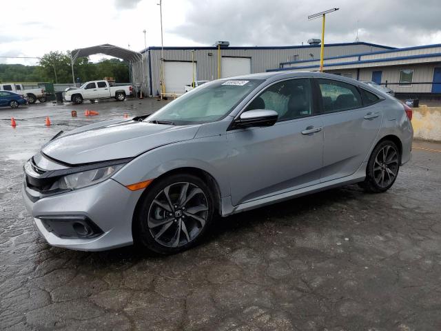 2HGFC2F85KH586172 - 2019 HONDA CIVIC SPORT 银色 照片 1