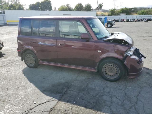 JTLKT324764043371 - 2006 TOYOTA SCION XB BURGUNDY photo 4