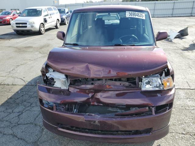 JTLKT324764043371 - 2006 TOYOTA SCION XB BURGUNDY photo 5