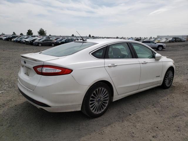 3FA6P0RU6ER122399 - 2014 FORD FUSION TITANIUM HEV WHITE photo 3