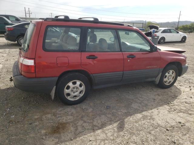 JF1SF63521H727926 - 2001 SUBARU FORESTER L RED photo 3