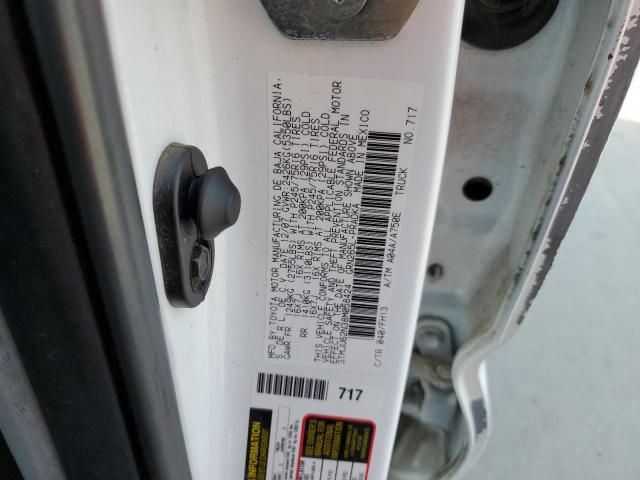 3TMJU62N38M058424 - 2008 TOYOTA TACOMA DOUBLE CAB PRERUNNER WHITE photo 12