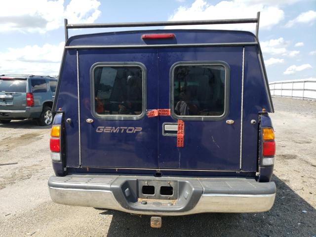 5TBBT44161S168887 - 2001 TOYOTA TUNDRA ACCESS CAB ლურჯი ფოტო 6