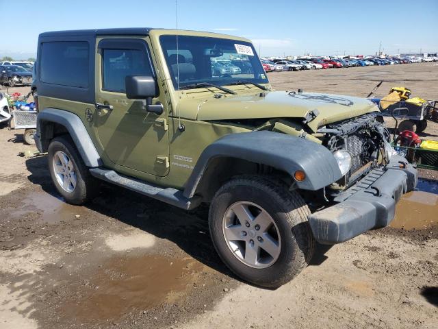 1C4AJWAG7DL553121 - 2013 JEEP WRANGLER SPORT GREEN photo 4