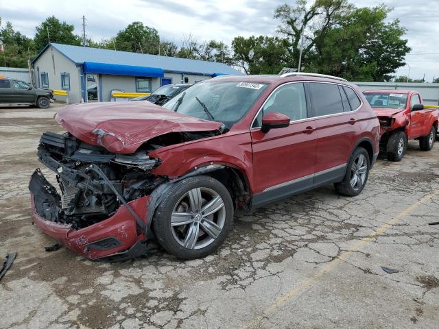 3VV5B7AX6JM055945 - 2018 VOLKSWAGEN TIGUAN SEL PREMIUM MAROON photo 1