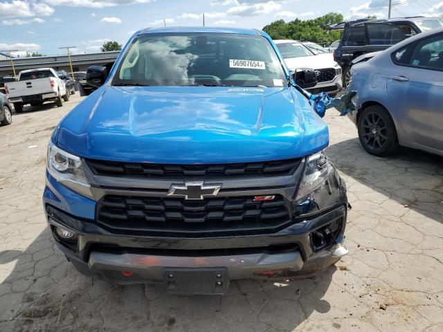 1GCGTDEN0N1327548 - 2022 CHEVROLET COLORADO Z71 BLUE photo 5