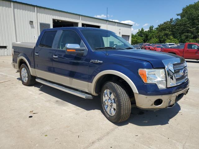 1FTFW1CV2AFC68181 - 2010 FORD F150 SUPERCREW BLUE photo 4