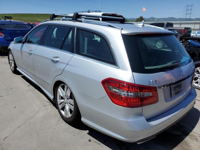 WDDHH8HB4BA504697 - 2011 MERCEDES-BENZ E 350 4MATIC WAGON SILVER photo 2