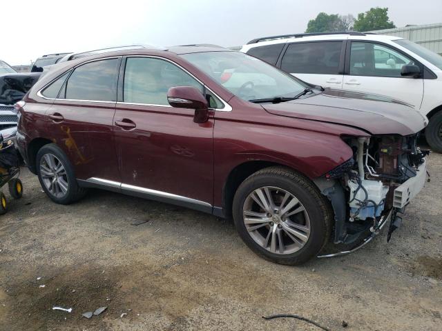 2T2ZK1BA7FC168340 - 2015 LEXUS RX 350 BURGUNDY photo 4