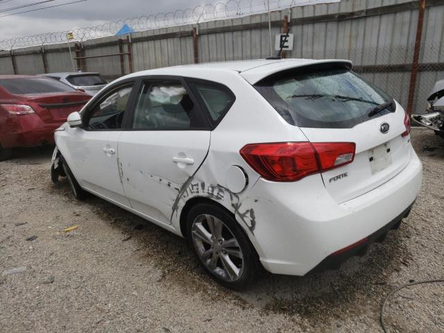 KNAFW5A37B5330283 - 2011 KIA FORTE SX WHITE photo 2