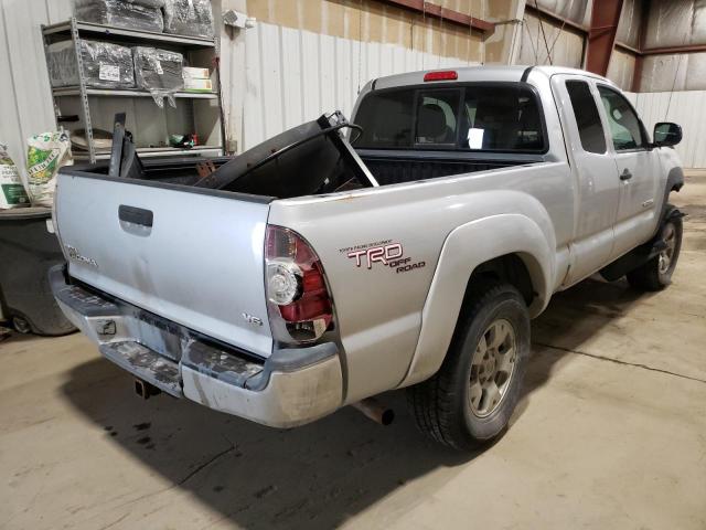 5TFUU4EN3BX006483 - 2011 TOYOTA TACOMA ACCESS CAB ვერცხლისფერი ფოტო 3