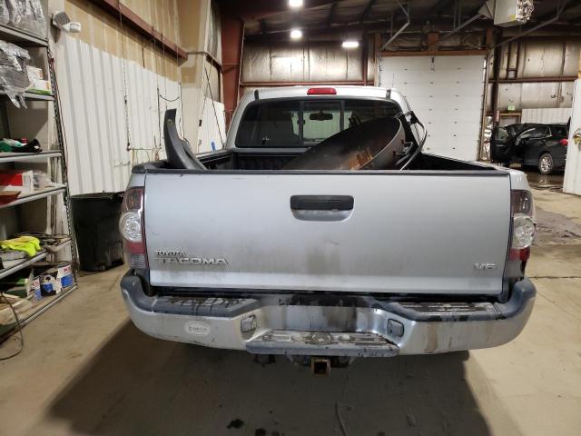 5TFUU4EN3BX006483 - 2011 TOYOTA TACOMA ACCESS CAB ვერცხლისფერი ფოტო 6